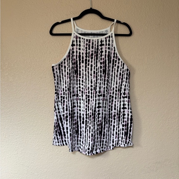 torrid Tops - Torrid Black and White Patterned Tank Top